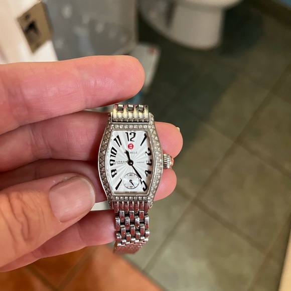 Michele Urban, Diamond watch, Sapphire crystal, Water resistant, Swiss movement - Picture 8 of 15